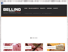 Tablet Screenshot of bellinoalimenti.com